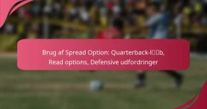 Brug af Spread Option: Quarterback-løb, Read options, Defensive udfordringer